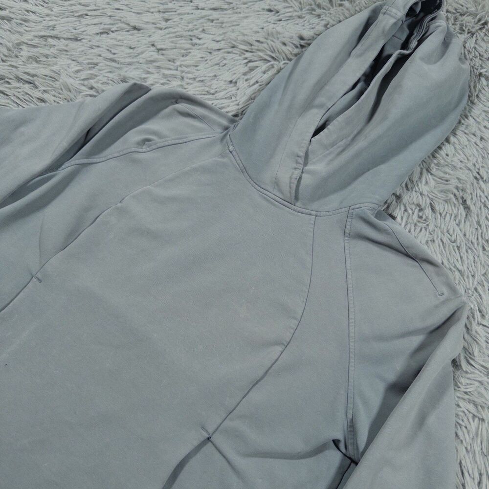 Lululemon Hoodie 4 Blue Scuba Washed Pullover Athleisure Raglan Athletic Womens